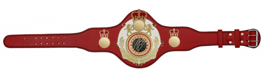 QUEENSBURY PLT LEATHER WRESTLING CHAMPIONSHIP BELT - PLTQUEEN/W/G/WRESTGEMG - AVAILABLE IN 4 COLOURS
